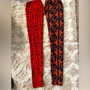 2pr LulaRue Leggings 
Keys & Giraffes
Size Tall & Curvy
Original Price $25 each